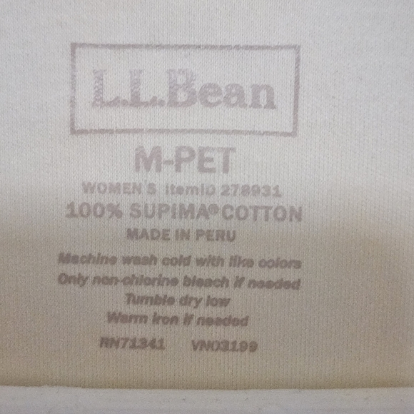 LL Bean open cardigan size medium petite - Picture 4 of 9
